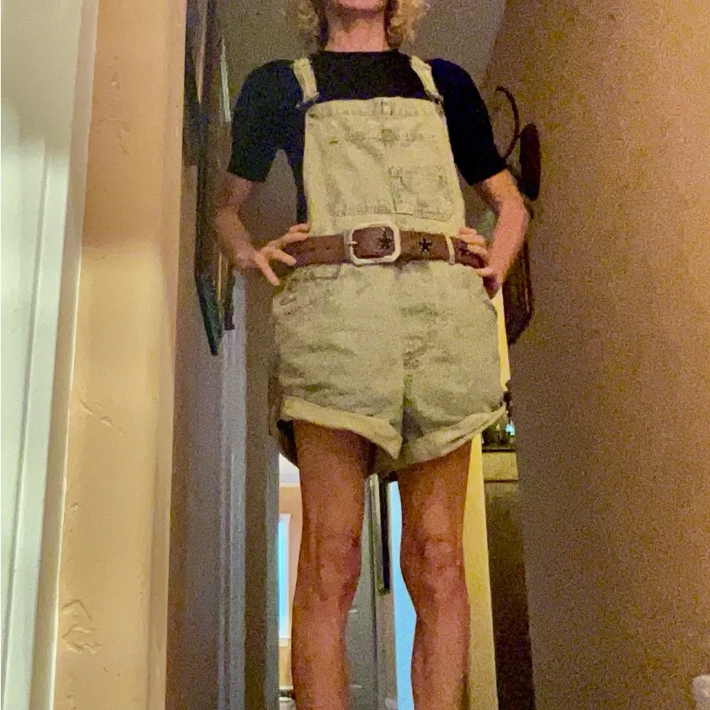 NWOT We The Free Oceanic Jean Shortalls! - Picture 4 of 16